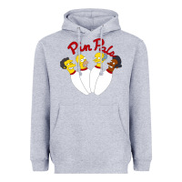 Heather Grey pin pals The Simpsons Heavyweight Hoodie - artisFamous
