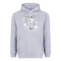 Heather Grey alkaline trio Heavyweight Hoodie - artisFamous