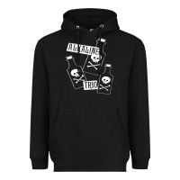 Black alkaline trio Heavyweight Hoodie - artisFamous