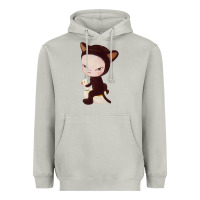 Moon Dust Yoshitomo Nara Cute Cat Heavyweight Hoodie - artisFamous