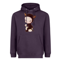 Plum Yoshitomo Nara Cute Cat Heavyweight Hoodie - artisFamous