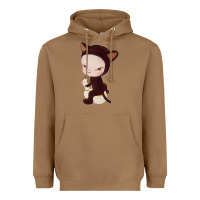 Toasted Coconut Yoshitomo Nara Cute Cat Heavyweight Hoodie - artisFamous
