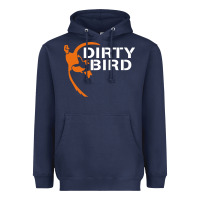 Navy dirty bird Heavyweight Hoodie - artisFamous