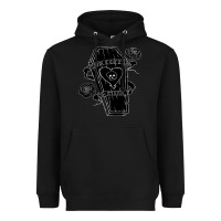 Black alkaline trio Heavyweight Hoodie - artisFamous