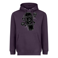 Plum alkaline trio Heavyweight Hoodie - artisFamous