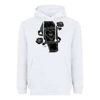 White alkaline trio Heavyweight Hoodie - artisFamous