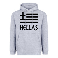 Heather Grey greece hellas Heavyweight Hoodie - artisFamous