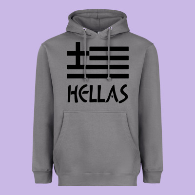 Greece Hellas Heavyweight Hoodie Designed By Artisfamous