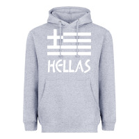 Heather Grey greece hellas Heavyweight Hoodie - artisFamous