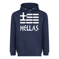 Navy greece hellas Heavyweight Hoodie - artisFamous
