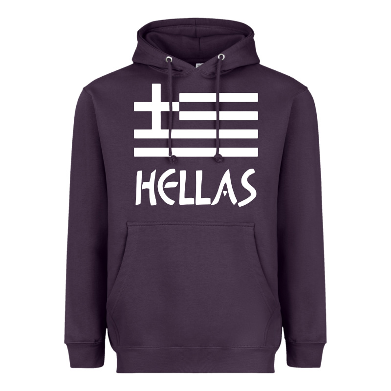 Greece Hellas Heavyweight Hoodie by artisFamous | Teevron