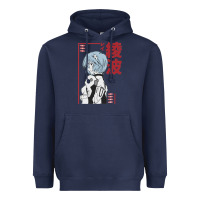 Navy aesthetic evangelion Heavyweight Hoodie - artisFamous