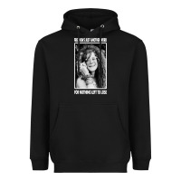 Black vintage janis arts joplin Heavyweight Hoodie - artisFamous