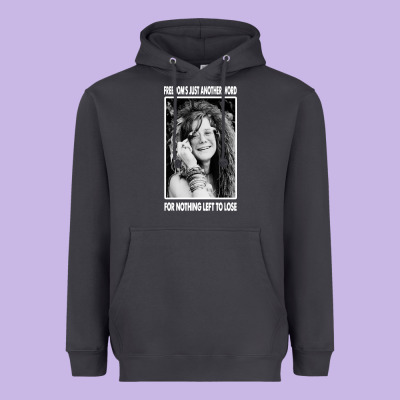 Vintage Janis Arts Joplin Heavyweight Hoodie Designed By Artisfamous