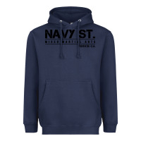 Navy navy street kingdom mma mixed martial arts Heavyweight Hoodie - artisFamous