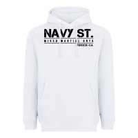 White navy street kingdom mma mixed martial arts Heavyweight Hoodie - artisFamous
