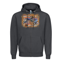 Smoke aztec leopard cowhide wood western background Zipper Hoodie - AdoDesignShop