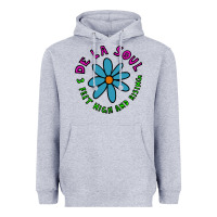 Heather Grey de la soul Heavyweight Hoodie - artisFamous