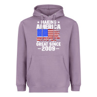 Lavender vintage making america great since 2009 Heavyweight Hoodie - artisFamous