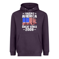 Vintage Making America Great Since 2009 Heavyweight Hoodie | Teevron