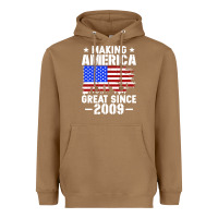 Toasted Coconut vintage making america great since 2009 Heavyweight Hoodie - artisFamous