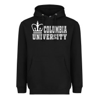 Black columbia university Heavyweight Hoodie - artisFamous