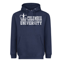 Navy columbia university Heavyweight Hoodie - artisFamous