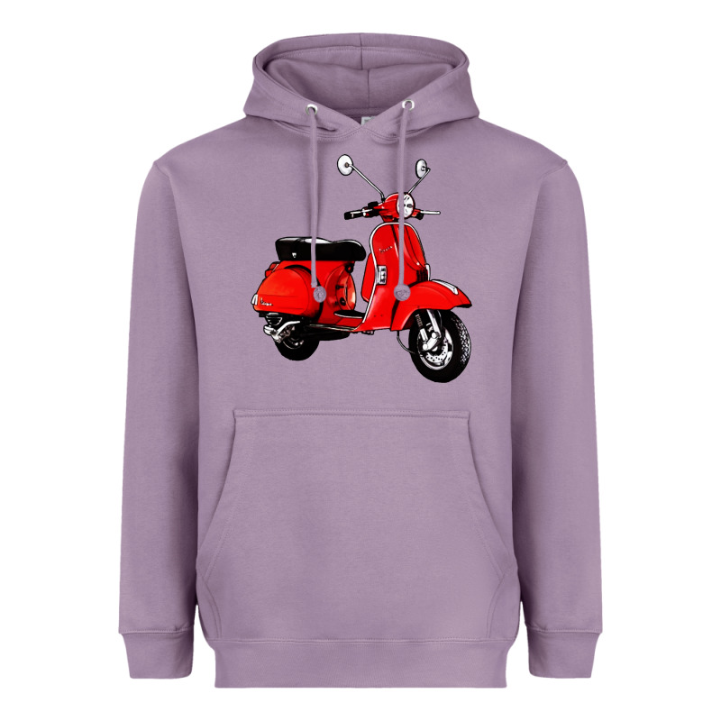 Classic Italian Vespa Scooter Heavyweight Hoodie by artisFamous | Teevron