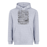 Heather Grey schitt's creek fold in the cheese Heavyweight Hoodie - artisFamous