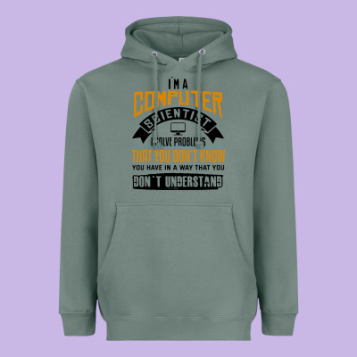 Computer Scientist Programmer Heavyweight Hoodie Designed By Artisfamous