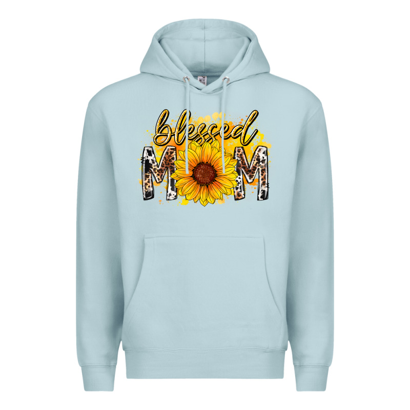 Blessed Mom Sunflower Premium Hoodie by RacoonDesign | Teevron
