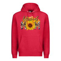 Cardinal blessed mom sunflower Premium Hoodie - RacoonDesign