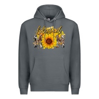 Rock blessed mom sunflower Premium Hoodie - RacoonDesign