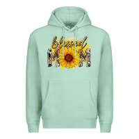 Seafoam blessed mom sunflower Premium Hoodie - RacoonDesign
