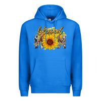 True Royal blessed mom sunflower Premium Hoodie - RacoonDesign