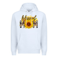 White blessed mom sunflower Premium Hoodie - RacoonDesign