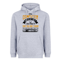Heather Grey computer scientist programmer Heavyweight Hoodie - artisFamous