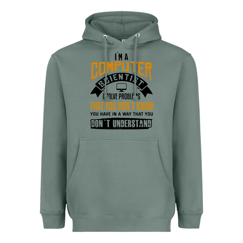 Computer Scientist Programmer Heavyweight Hoodie by artisFamous | Teevron