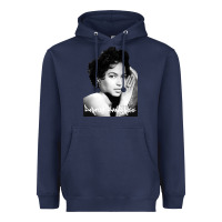 Navy dorothy dandridge Heavyweight Hoodie - artisFamous