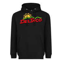 Black del taco Heavyweight Hoodie - artisFamous
