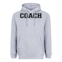 Heather Grey coach Heavyweight Hoodie - artisFamous