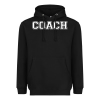 Black coach Heavyweight Hoodie - artisFamous