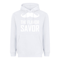 White mustache the flavor savor Heavyweight Hoodie - artisFamous