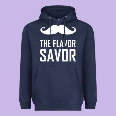 Mustache The Flavor Savor Heavyweight Hoodie Designed By Artisfamous