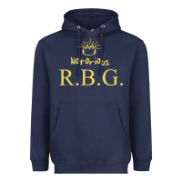 Navy rbg ruth bader ginsburg Heavyweight Hoodie - artisFamous