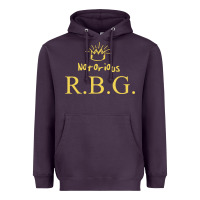 Plum rbg ruth bader ginsburg Heavyweight Hoodie - artisFamous