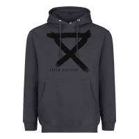 Smoke CIRCA SURVIVE Heavyweight Hoodie - artisFamous