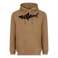 Toasted Coconut shark week Heavyweight Hoodie - artisFamous
