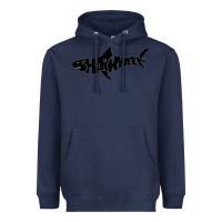 Navy shark week Heavyweight Hoodie - artisFamous