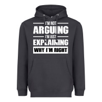 Smoke I'M NOT ARGUING I'M JUST EXPLAINING WHY I'M RIGHT FUNNY Heavyweight Hoodie - artisFamous